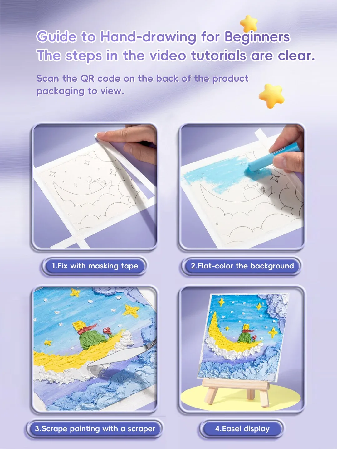 Crayones supersuaves de colores vivos para niños
