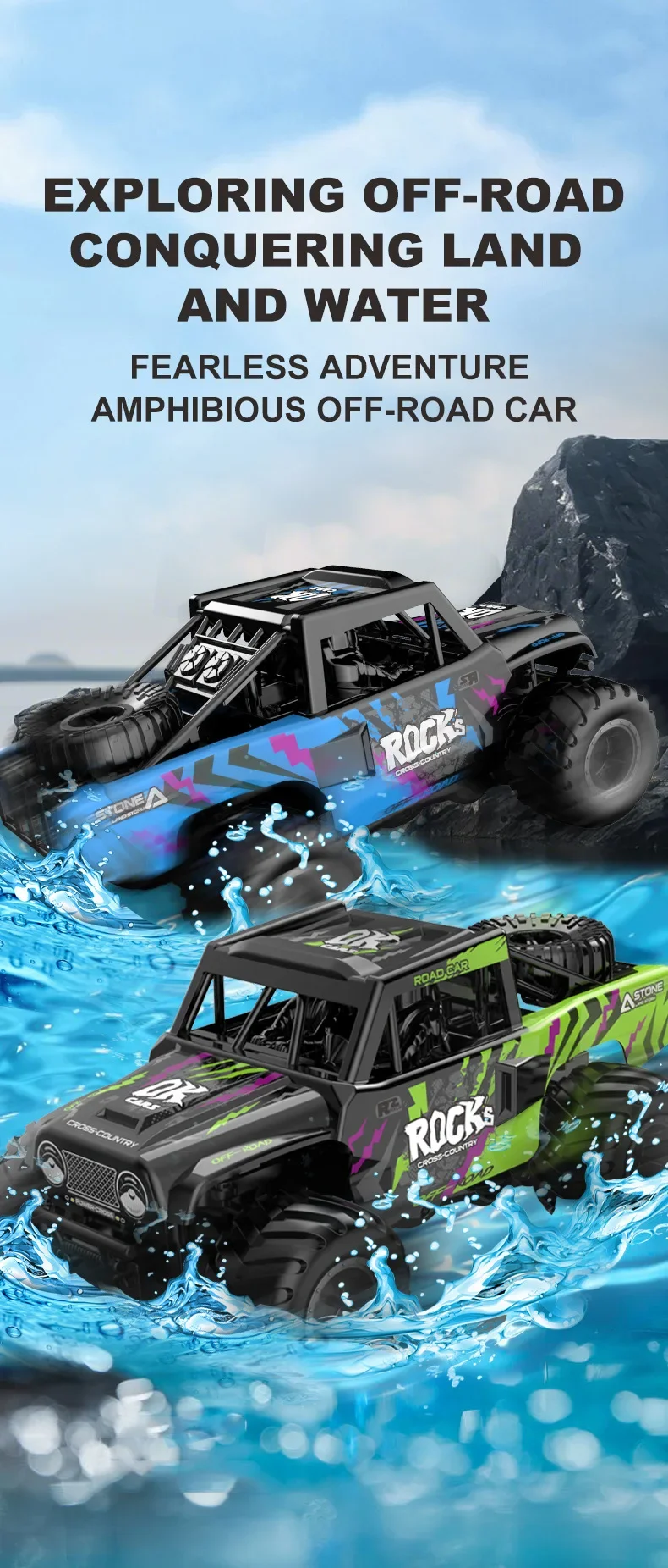 Vista del JJRC Q191 en acción