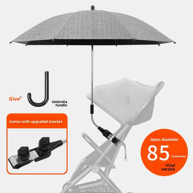 Parasol universal cochecito con protección solar para bebé - imagen 5