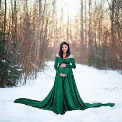 Vestido de maternidad tipo sastre de manga larga