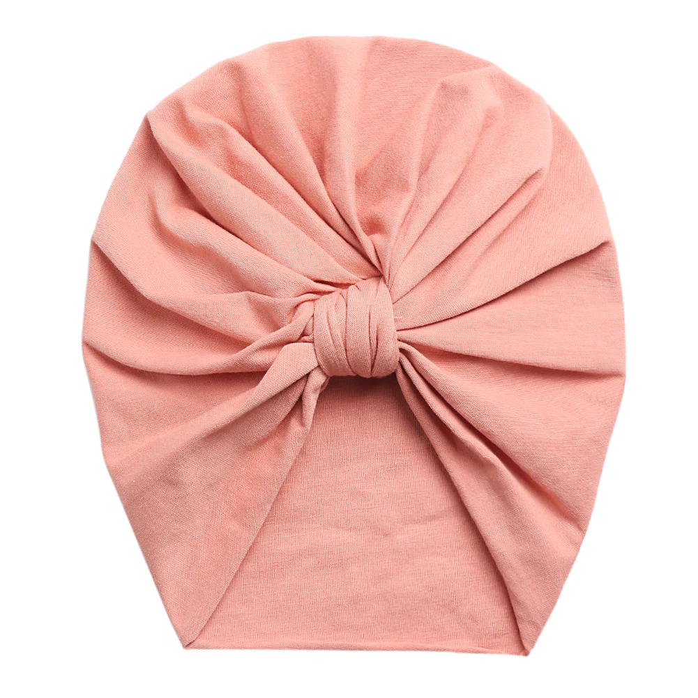 Gorros elásticos de color caramelo para recién nacidos
