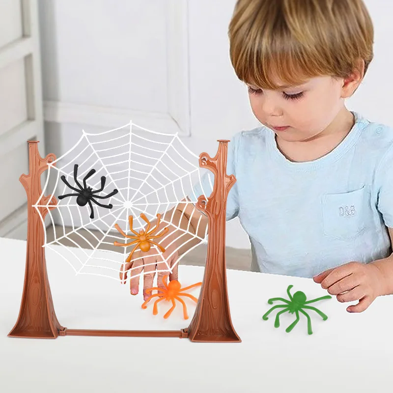 Juego colgante de telaraña que rebota para fiestas infantiles