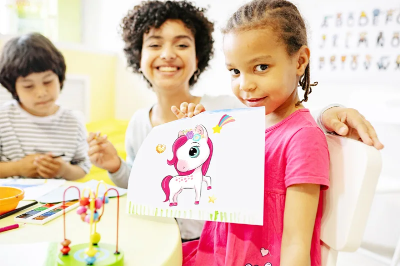 Pegatinas unicornio – hoja 3