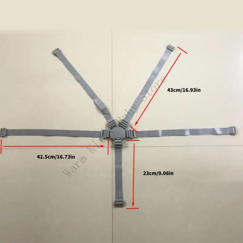 Cinturón de seguridad universal con puntos para silla infantil
