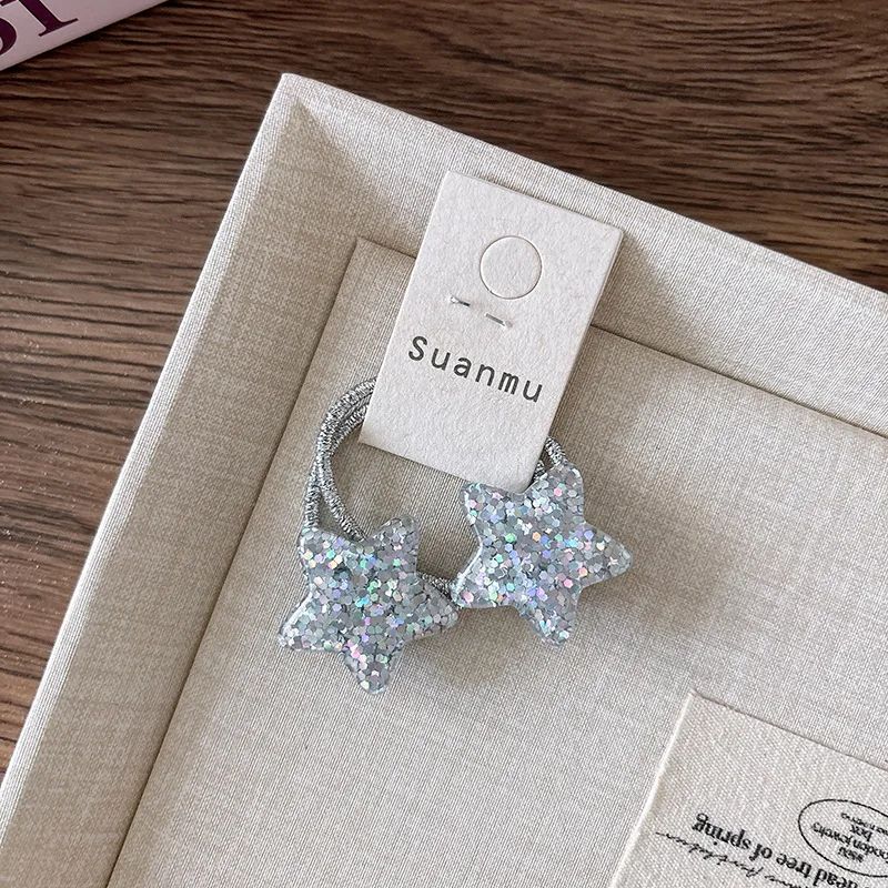 Diadema de estrella plateada para niña, estilo princesa y pony - imagen 3