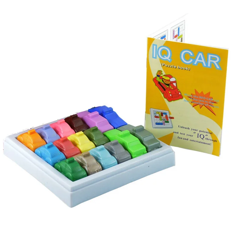 Rompecabezas de tráfico para niños con coches de colores