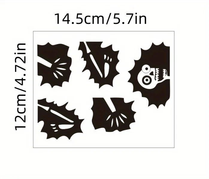 Pegatina de calavera con efecto de choque eléctrico para interruptor de luz
