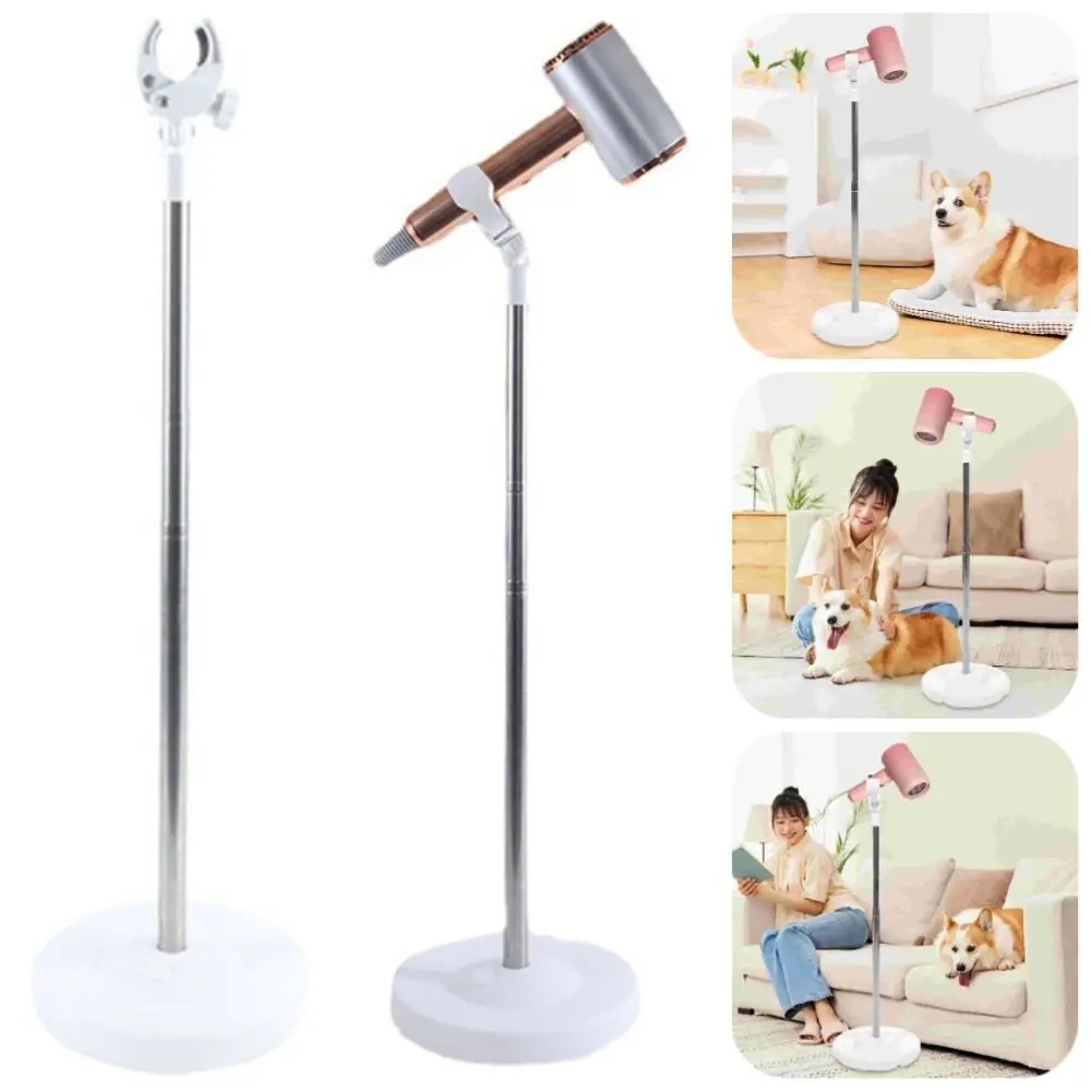 Soporte retráctil para secador de pelo de mascotas, altura ajustable - imagen 3