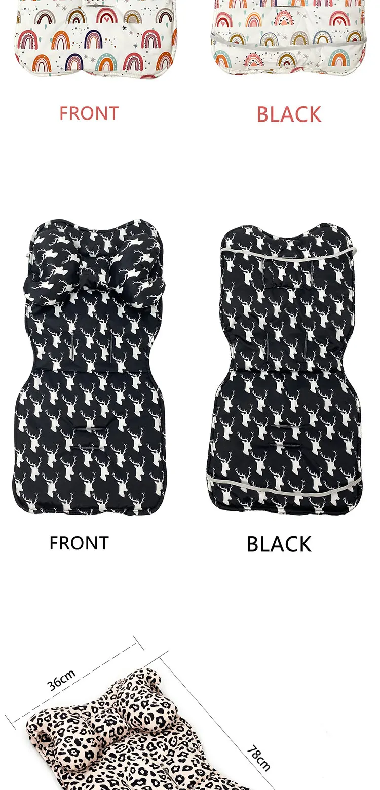 Colchoneta suave e impermeable para cochecito