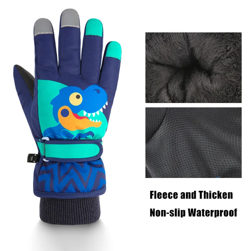 Guantes de nieve impermeables y térmicos para niños - imagen 3