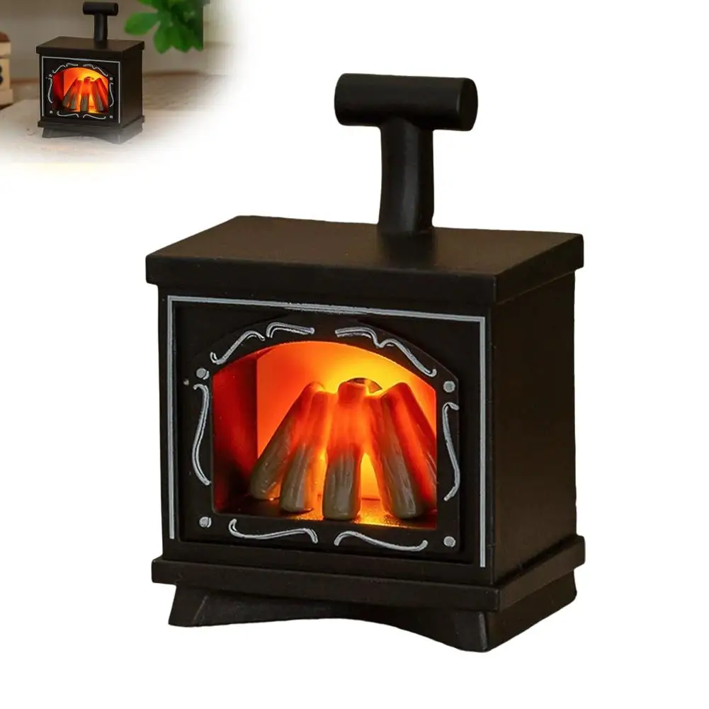 Chimenea y composición en miniatura