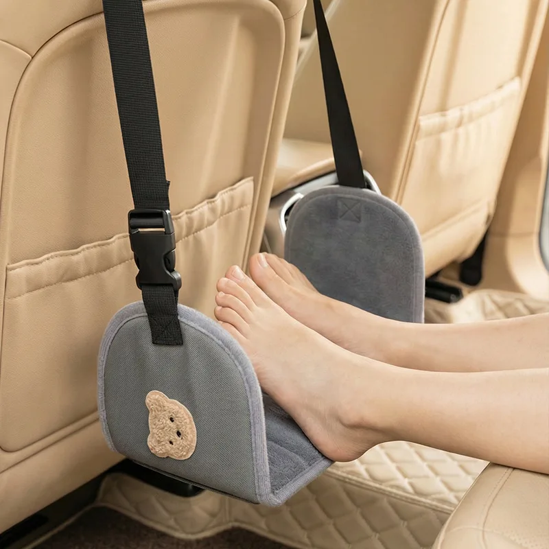 Reposapiés ajustable acolchado para asiento de coche infantil - imagen 4
