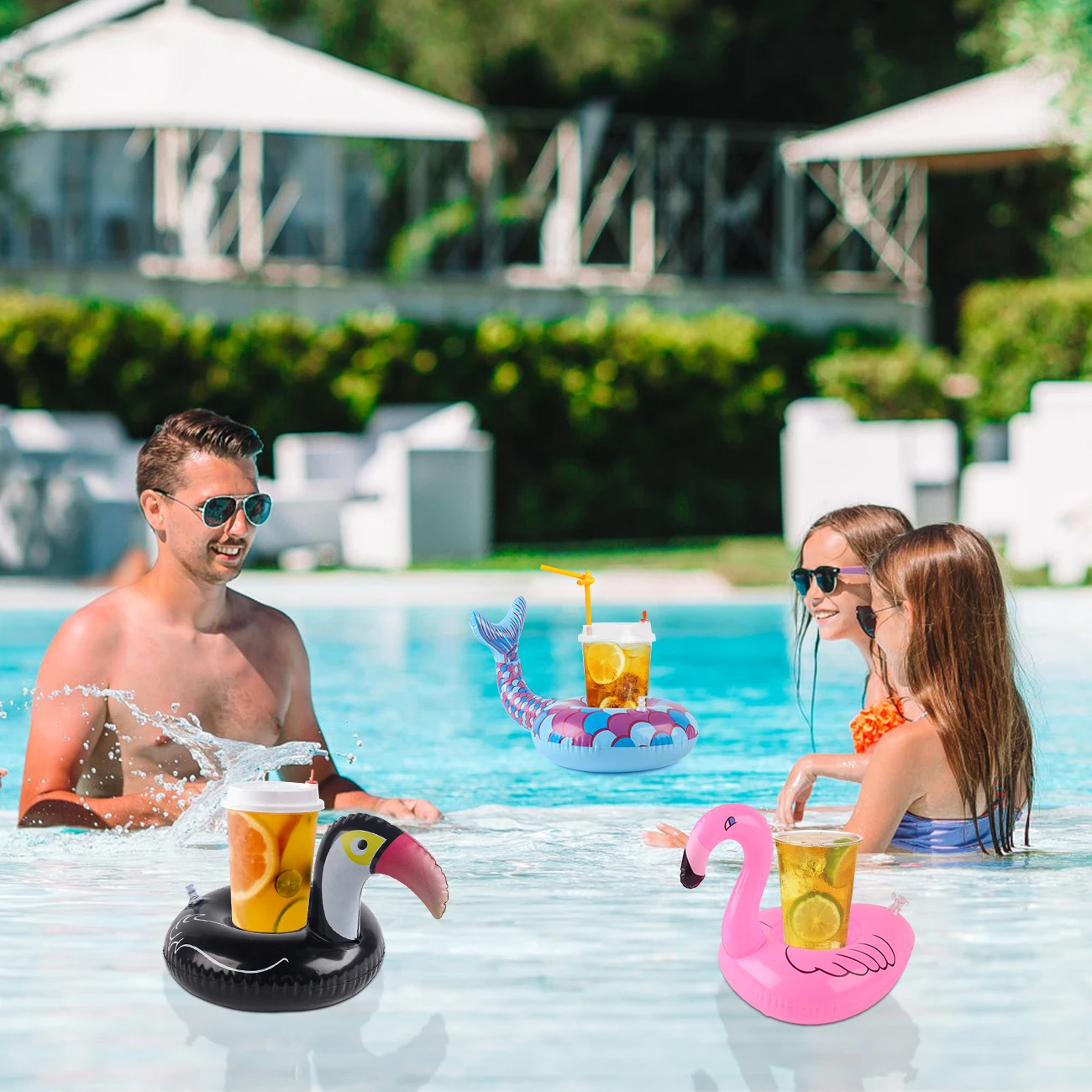 Posavasos inflables flotantes para piscina de verano - imagen 3