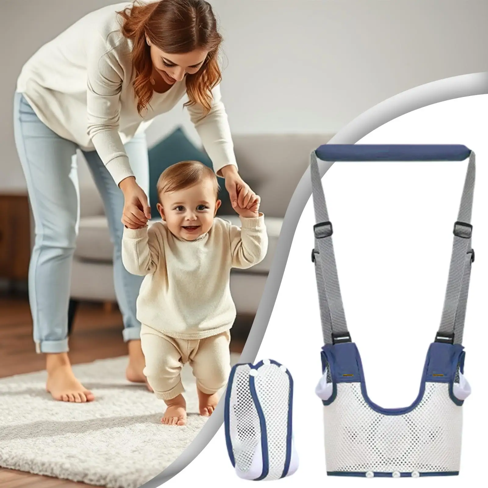 Arnés de bebé para caminar: seguridad transpirable y riendas - imagen 4