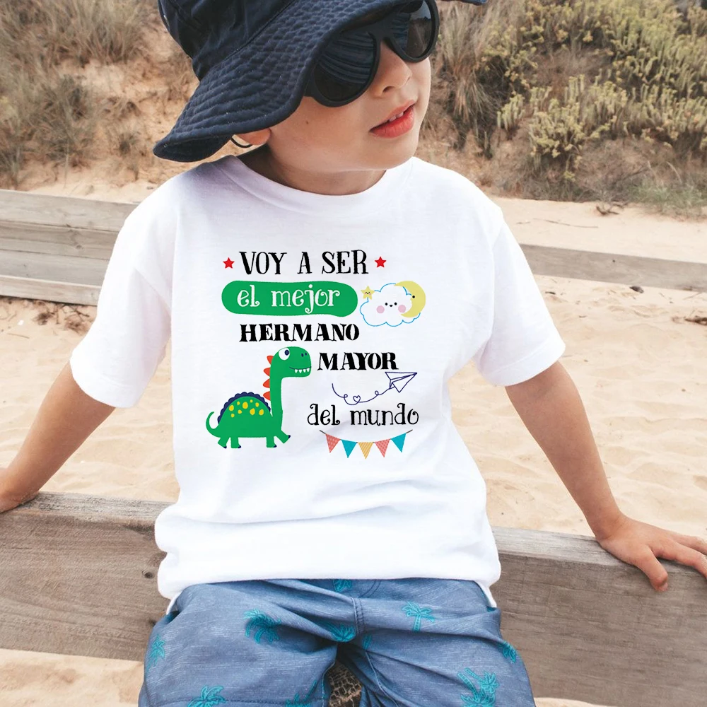Camiseta dinosaurio niño – Estampado divertido para verano - imagen 2