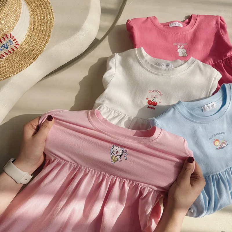 Vestido niña veraniego estilo princesa con patrón de animales - imagen 4