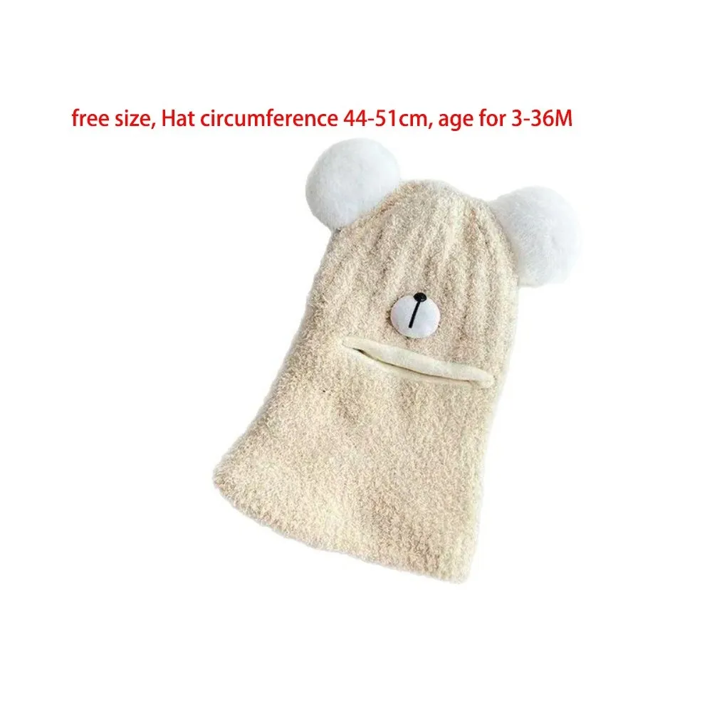 Gorro con protección para los oídos y gorro tipo jersey para bebé