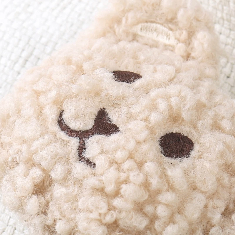 Osito de peluche con clip para chupete – Soporte coreano para bebé - imagen 4