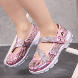 Sandalias antideslizantes de verano para bebé – Flores princesa playa