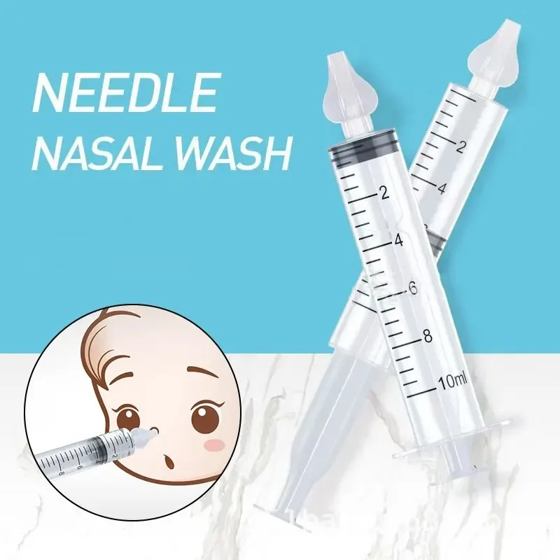 Aspirador nasal para bebé con jeringa limpiadora - imagen 3