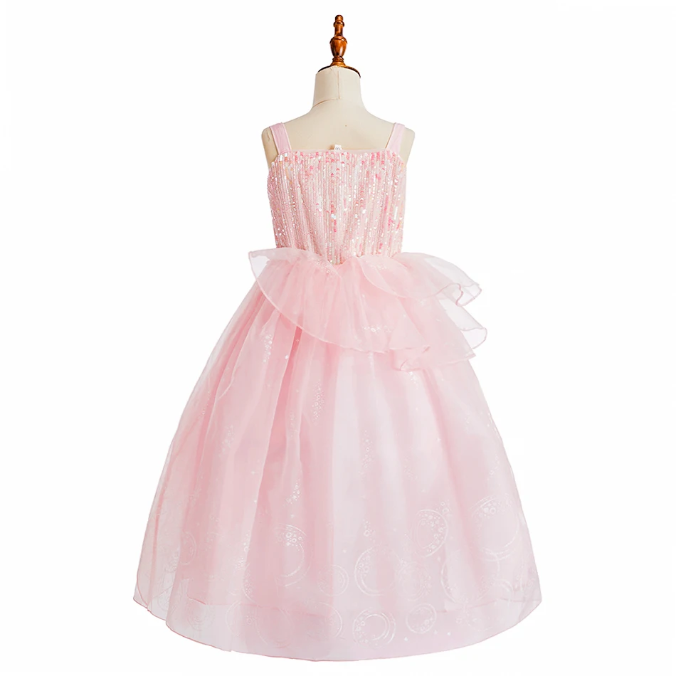 Vestido princesa rosa de tul con lentejuelas para Carnaval - imagen 5