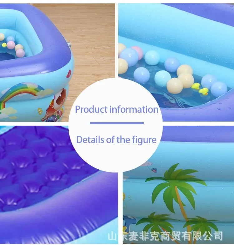 Piscina infantil inflable con marco para juegos de agua - imagen 5