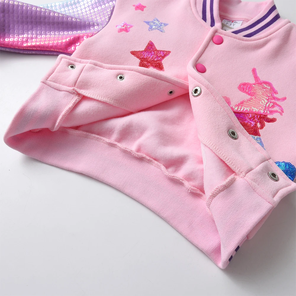 DXTON Chaqueta Escolar Unicornio Invierno Niña – Abrigo Cómodo - imagen 5