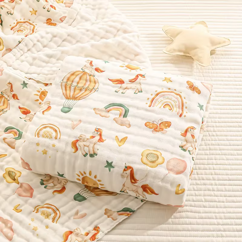 Manta envolvente de muselina para bebé – Suave y absorbente - imagen 3