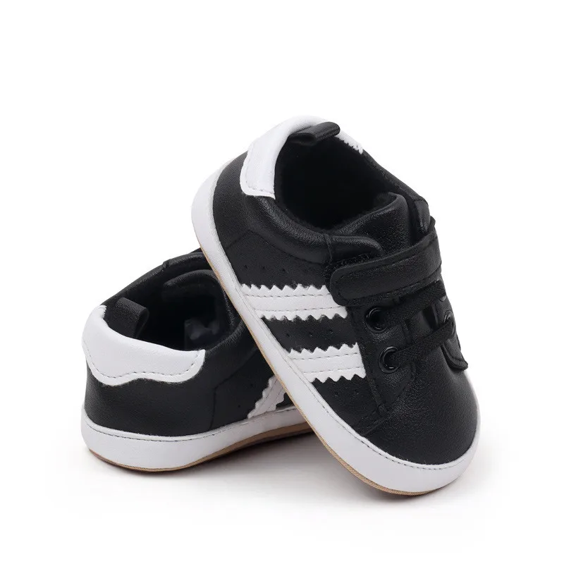 Zapatillas para recién nacidos de cuero PU con suela antideslizante - imagen 4