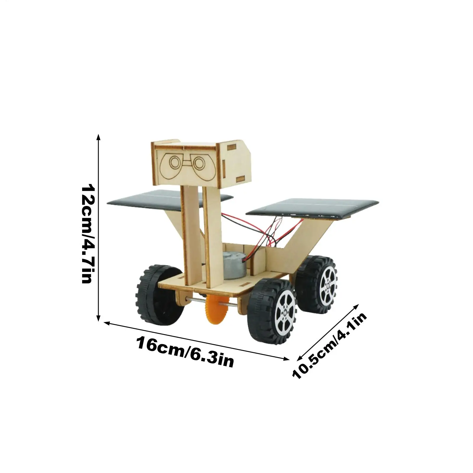 Kit de construcción coches STEM con energía solar para niños - imagen 5