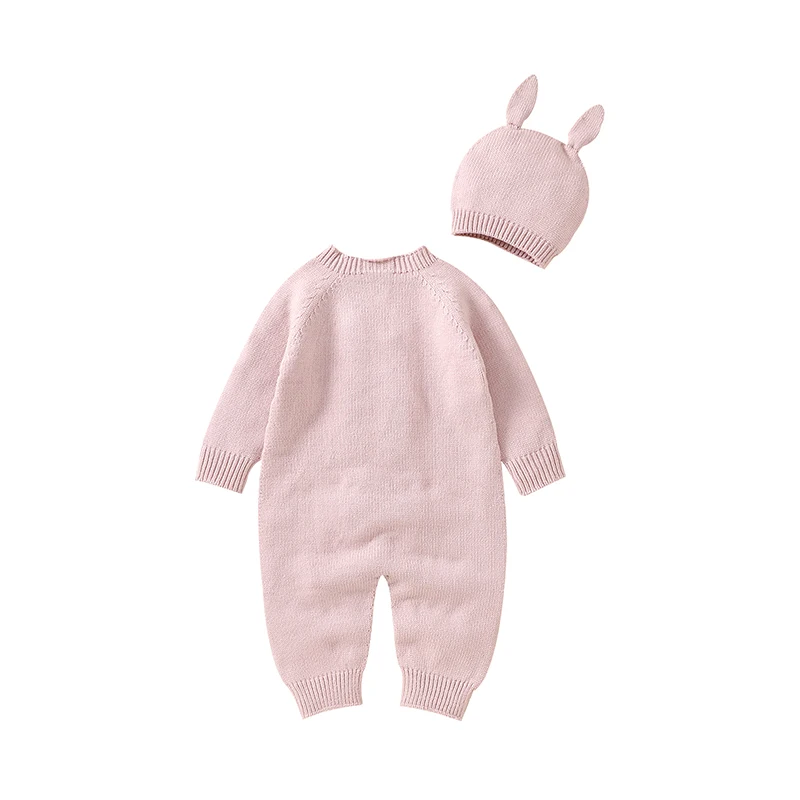 Peleles de bebé 0-18m en color sólido – Monos de moda para otoño - imagen 4