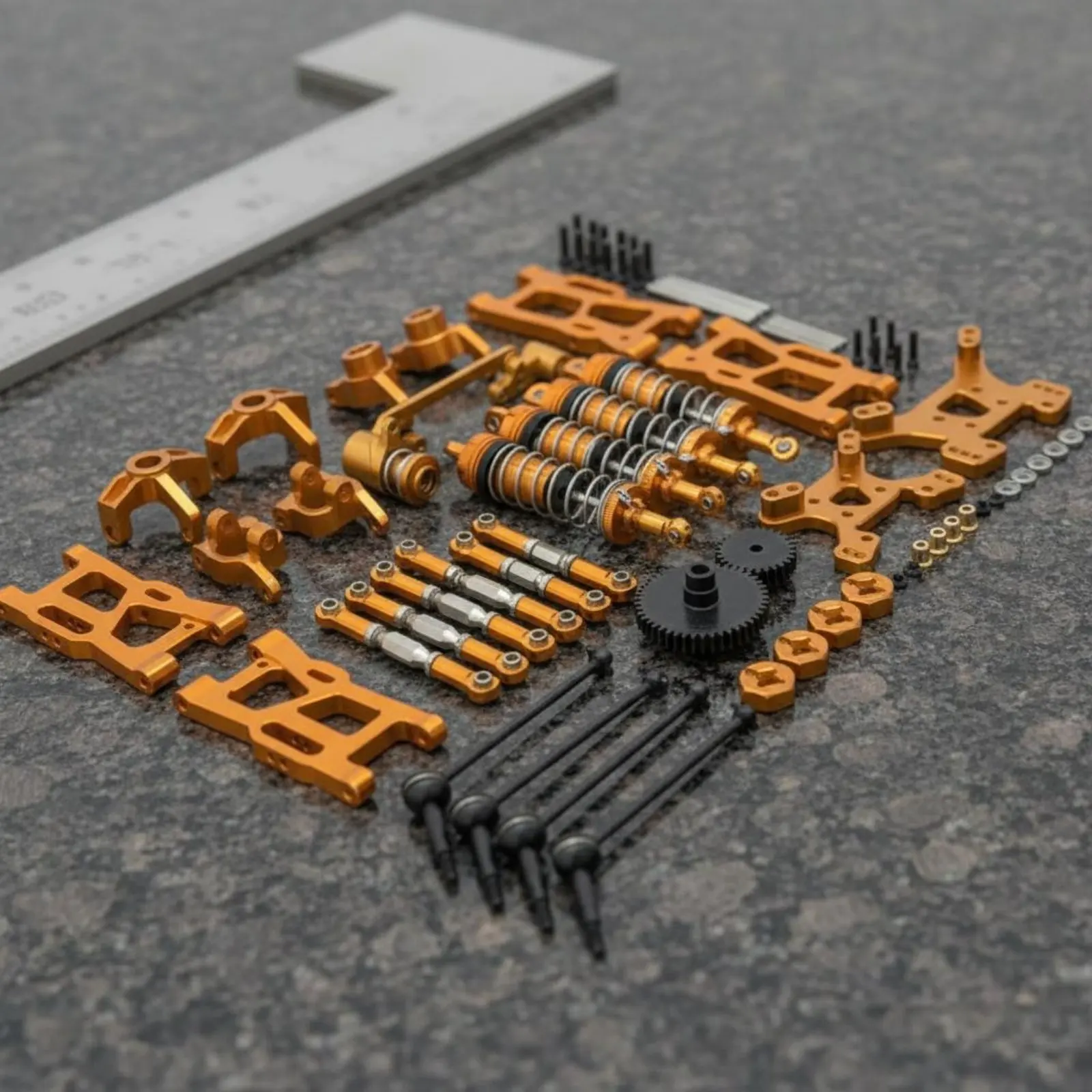 WLtoys kit de aluminio para coche RC, piezas de modificación - imagen 3