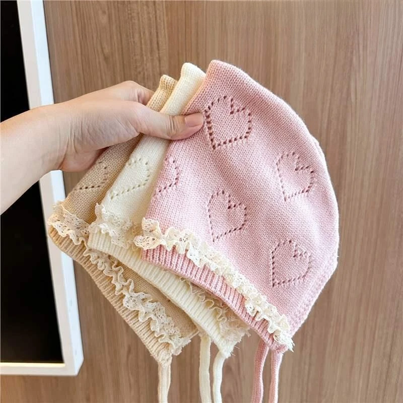 Gorro bebé orejeras punto cálido ganchillo de invierno - imagen 3