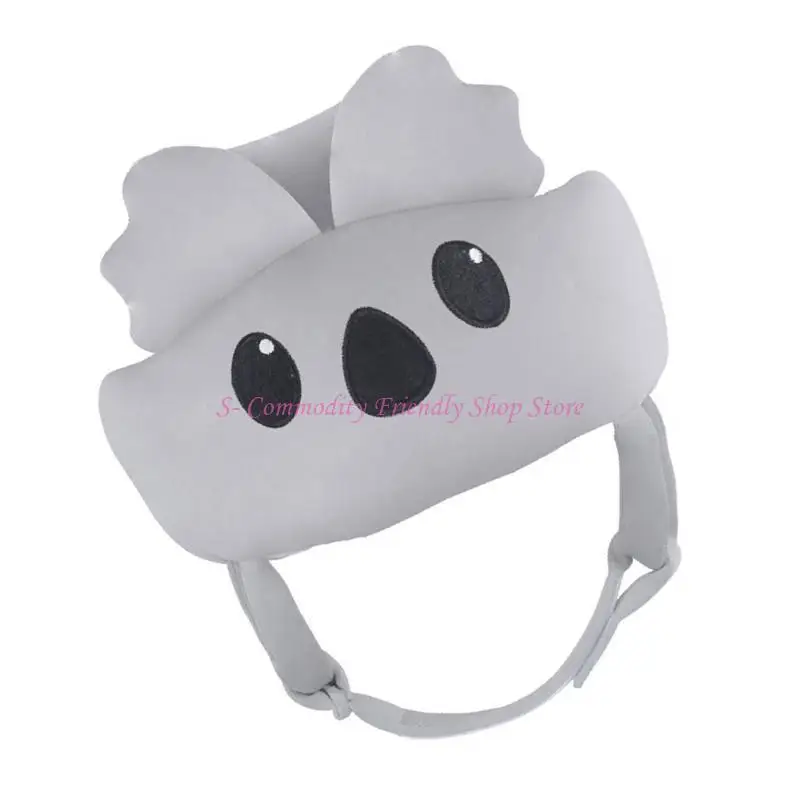 Casco de seguridad para bebé con cinturón, dibujos animados - imagen 4