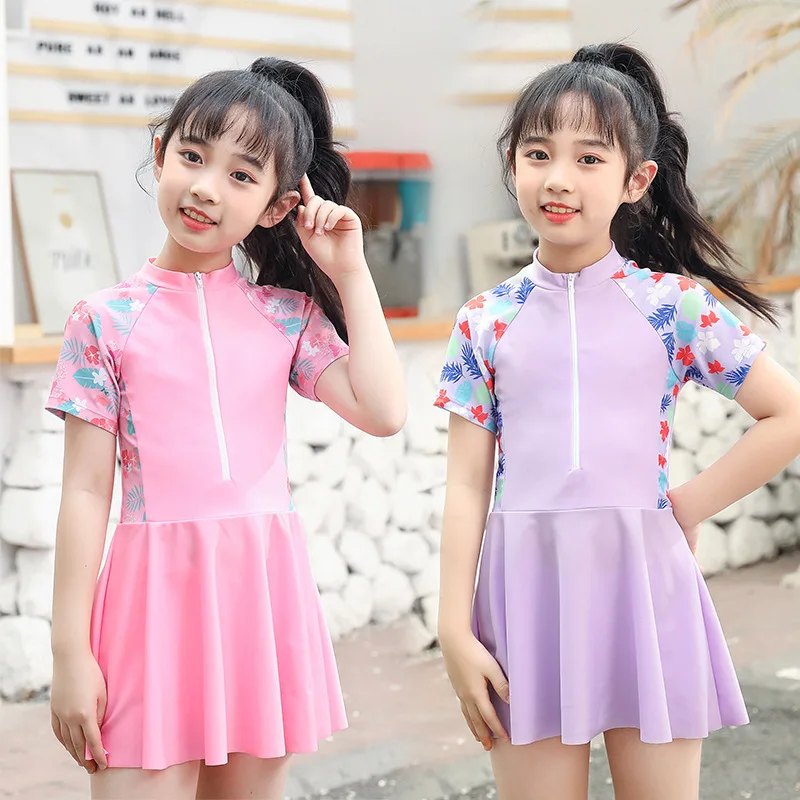 Traje de baño dos piezas estilo princesa para bebés y niñas en verano - imagen 3