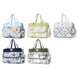 Bolsa maternal con bolsillo isotérmico y diseño moderno para bebé