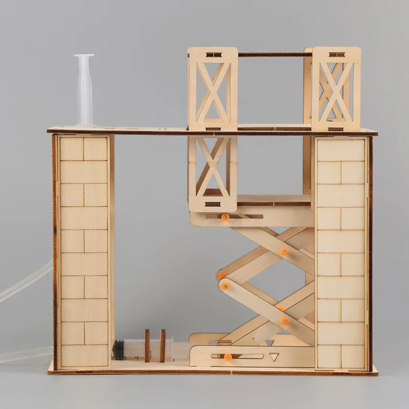Juguete educativo de ensamblaje hidráulico garaje 3D para niños - imagen 4