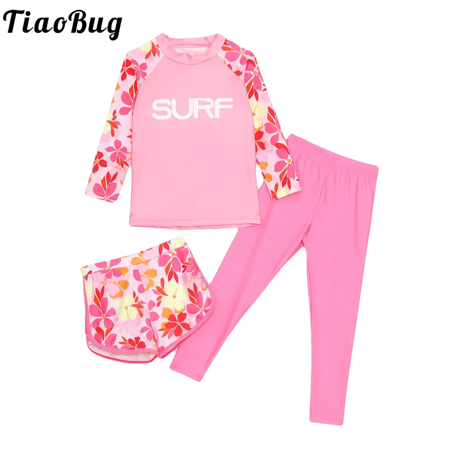 Traje de baño manga larga UPF50+ para niños y niñas – Playa, piscina - imagen 4