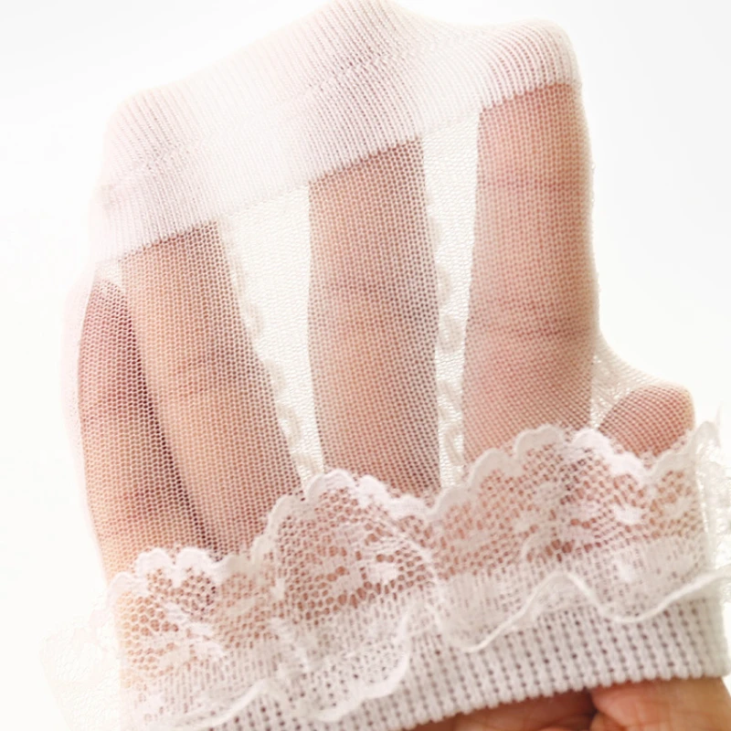 Calcetines de encaje para bebé – Algodón peinado suave - imagen 5