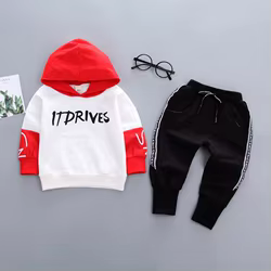 Sudadera con capucha infantil primavera otoño niño