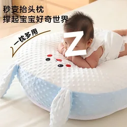 Almohada anti-reflujo de terciopelo para bebé – Posicionamiento seguro recién nacido