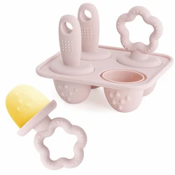 Moldes de silicona para paletas de bebé: bandeja con palos