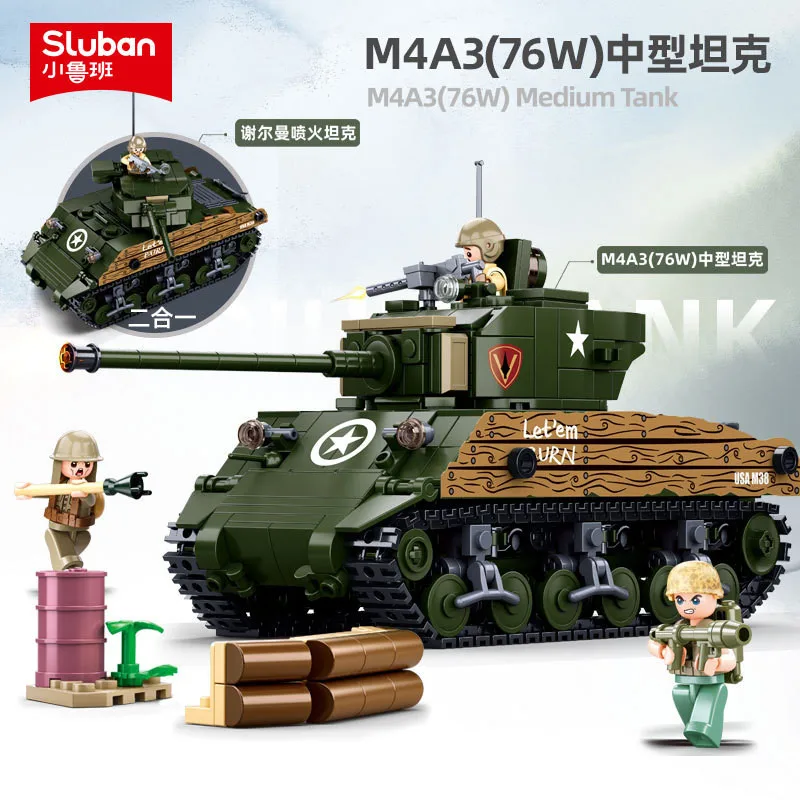 Conjunto Sherman M4A3 Sluban