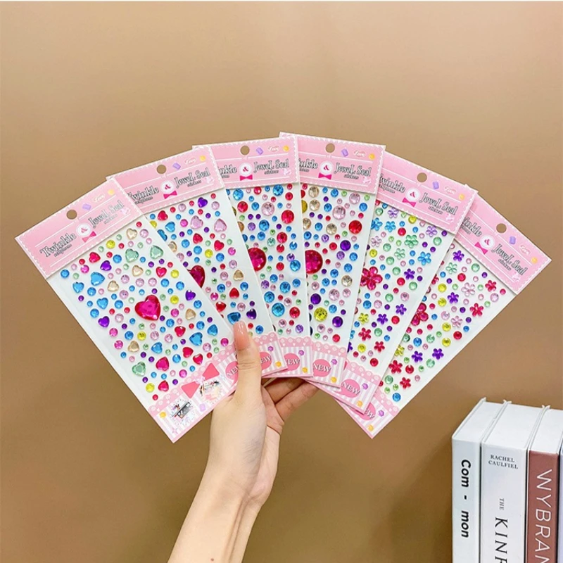Pegatinas acrílicas de cristal con diamantes kawaii scrapbooking - imagen 5