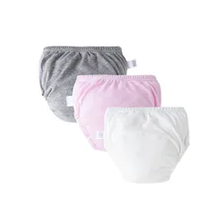 Pantalones de entrenamiento reutilizables con pañal lavable para bebés