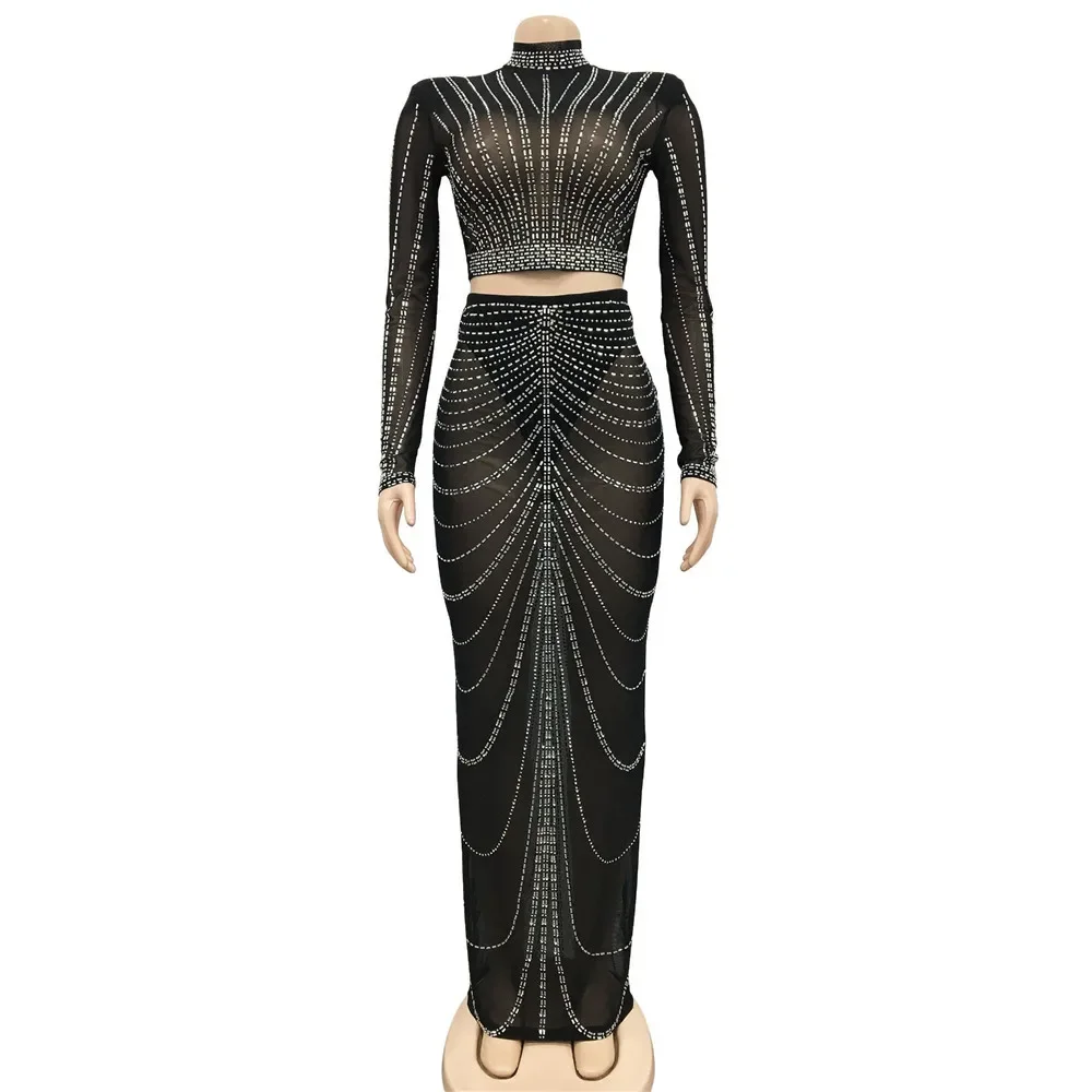 Vestido maternidad tul con cristales termoadhesivos - imagen 2