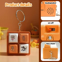 Teclado fidget antiestrés infantil con sonido y luz