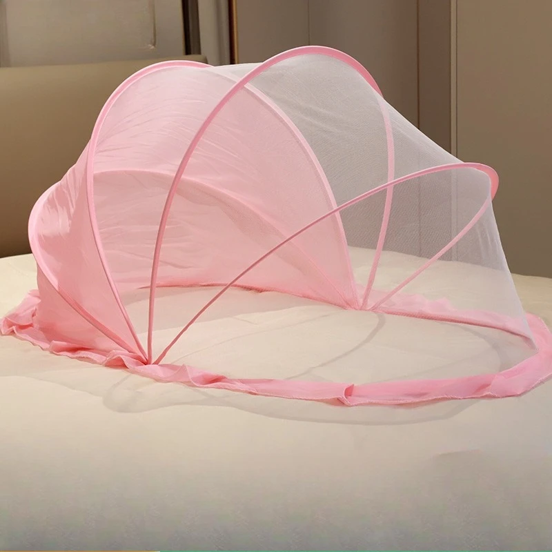 Mosquitera plegable para cuna de bebé con red antimosquitos fácil - imagen 5