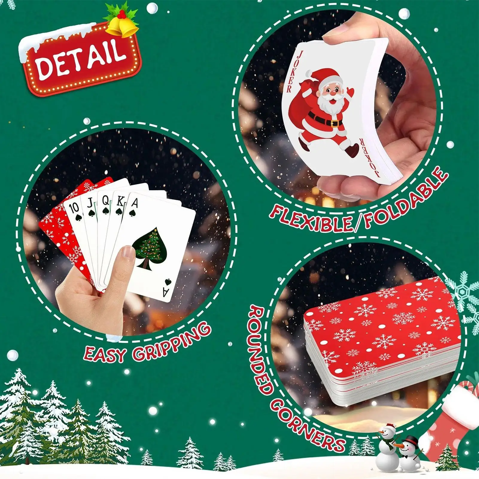 Juego de naipes navideños para toda la familia - Nochebuena - imagen 5