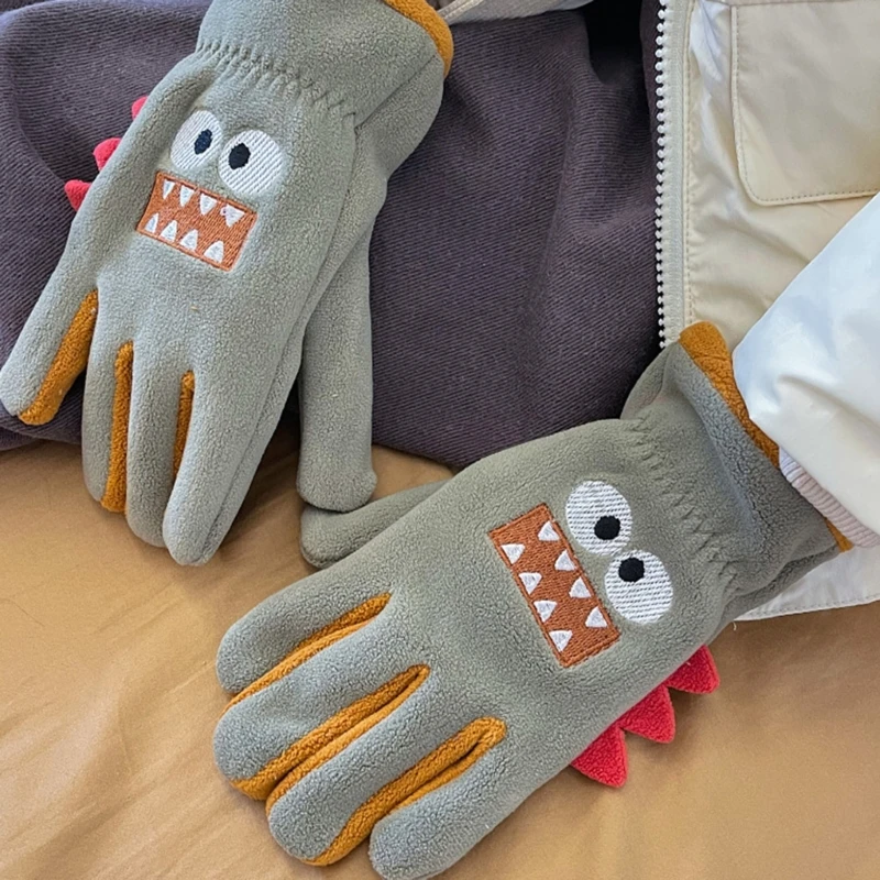 Guantes de invierno forrados con polar para niños – Cálidos y suaves - imagen 3
